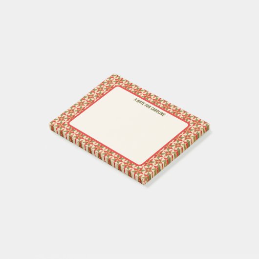 Christmas Star Quilt ポストイット (アングル)