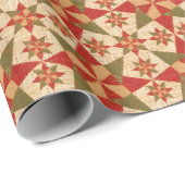 Christmas Star Quilt ラッピングペーパー (ロールコーナー)