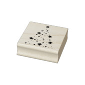 Christmas Star Tree Stamp Stamp ラバースタンプ (スタンプ)