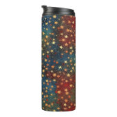 Christmas Stars Glitter Festive  タンブラー (回転右)