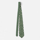 Christmas Stars Green Neck Tie ネクタイ (裏面)