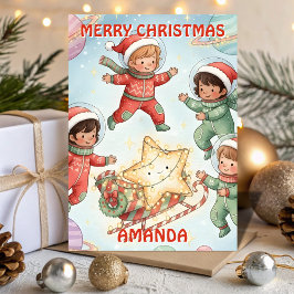 Christmas Starship Kids Card シーズンカード