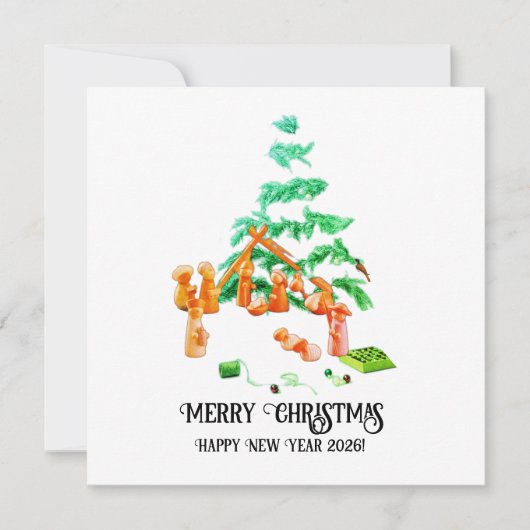 Christmas Sticker シーズンカード (正面)