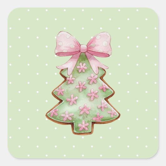 Christmas Sticker スクエアシール (正面)