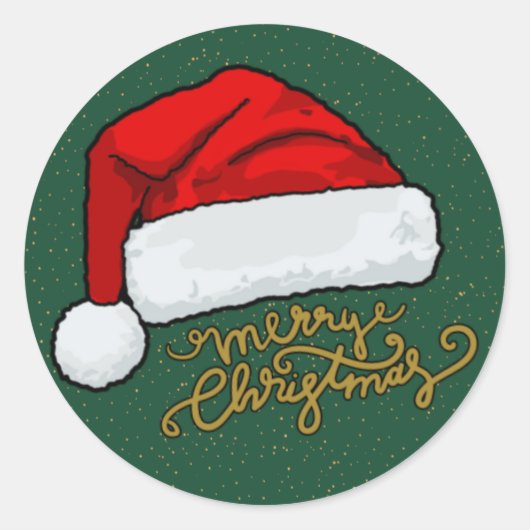 Christmas Sticker  ラウンドシール (正面)