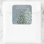 Christmas Sticker for Gift Wrapping with Style  スクエアシール (バッグ)