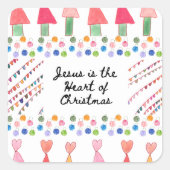 Christmas Stickers スクエアシール (正面)