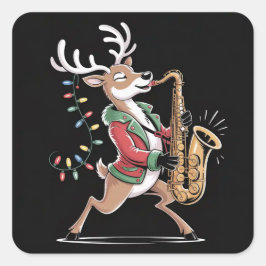 Christmas Stickers – Festive Labels & HolidayDecor スクエアシール