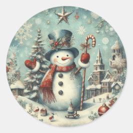 Christmas Stickers – Festive Labels & HolidayDecor ラウンドシール