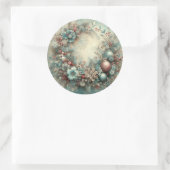 Christmas Stickers – Festive Labels & HolidayDecor ラウンドシール (バッグ)
