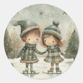 Christmas Stickers – Festive Labels & HolidayDecor ラウンドシール