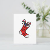 Christmas stocking ポストカード (スタンド正面)