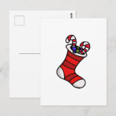 Christmas stocking ポストカード (正面/裏面)