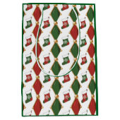 Christmas Stocking  ミディアムペーパーバッグ (正面)