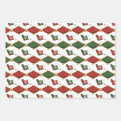 Christmas Stocking  ラッピングペーパーシート (正面)