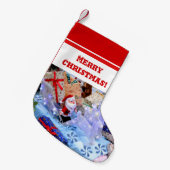Christmas Stocking：Small Christmas Stocking スモールクリスマスストッキング (正面 (吊り時))