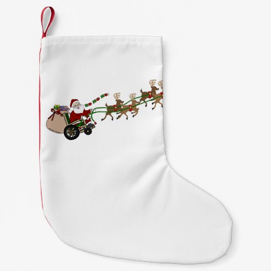 Christmas Stocking - Wheelchair Santa スモールクリスマスストッキング (正面)