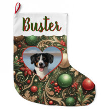 Christmas Stocking with Any Photo, Person or Pet
