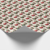 Christmas Stocking Wrapping Paper ラッピングペーパー (角)