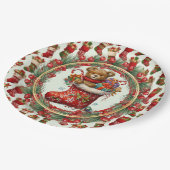 Christmas Stockings ペーパープレート (アングル)