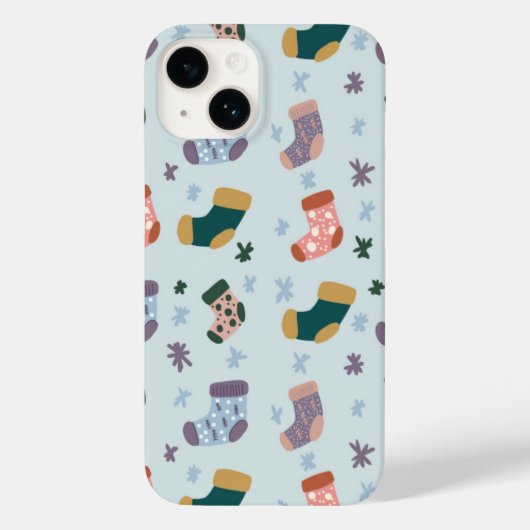 Christmas Stockings Phone Case Case-Mate iPhoneケース (裏面)