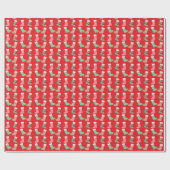 Christmas stockings small holiday wrapping paper ラッピングペーパー (フラット)