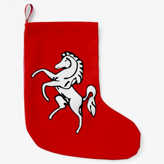 Christmas Stockings with Flag of Kent County スモールクリスマスストッキング (正面)