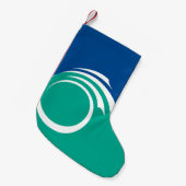 Christmas Stockings with Flag of Ottawa スモールクリスマスストッキング (正面 (吊り時))