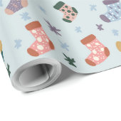 Christmas Stockings Wrapping Paper ラッピングペーパー (ロールコーナー)