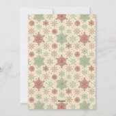 Christmas Stripe Family Photo – Merry Christmas シーズンカード (裏面)