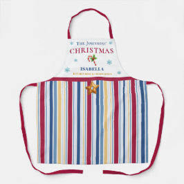 Christmas Striped– Holiday Cooking & Baking Gift エプロン