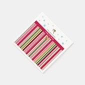 Christmas Striped– Holiday Cooking & Baking Gift スタンダードカクテルナプキン (角)