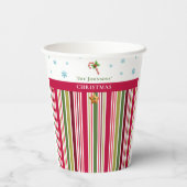 Christmas Striped– Holiday Cooking & Baking Gift 紙コップ (裏面)