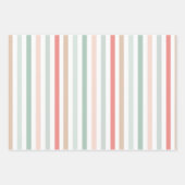 Christmas Stripes ラッピングペーパーシート (正面3)