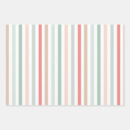 Christmas Stripes ラッピングペーパーシート