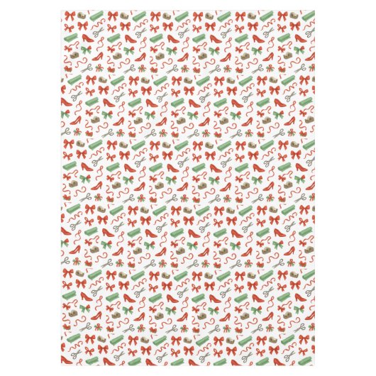 Christmas stuff for celebrating at home テーブルクロス (正面)