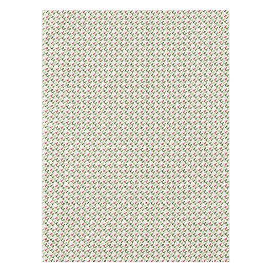 Christmas, stylized forest ,bright Christmas trees テーブルクロス (正面)