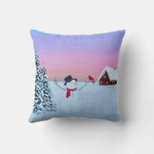 Christmas sunset クッション (裏面)