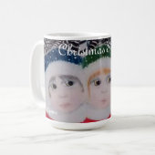 Christmas Surprise cute kids Mug コーヒーマグカップ (正面左)