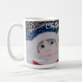Christmas Surprise cute kids Mug コーヒーマグカップ (左)