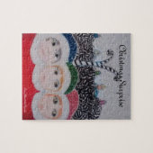 Christmas Surprise cute kids Puzzle ジグソーパズル (横)