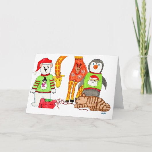 Christmas Sweater Contest シーズンカード (正面)