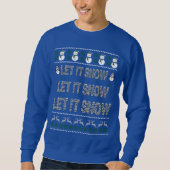 Christmas Sweatshirt - Fun Ugly Christmas Design スウェットシャツ (正面)