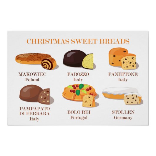 Christmas Sweet Breads Poster  ポスター (正面)
