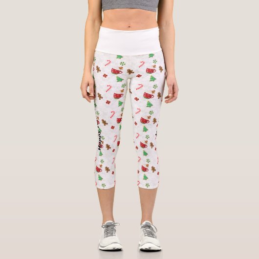 Christmas Sweets Customizable カプリレギンス (正面)