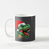 Christmas T-rex  コーヒーマグカップ (左)