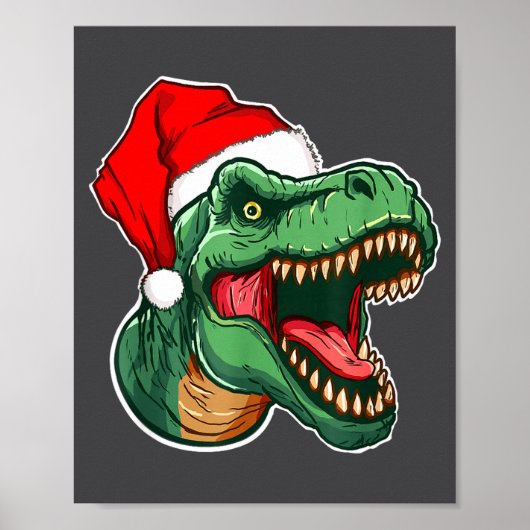 Christmas T-rex  ポスター (正面)