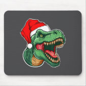 Christmas T-rex  マウスパッド (正面)
