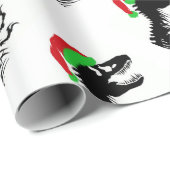 Christmas T-Rex ラッピングペーパー (ロールコーナー)