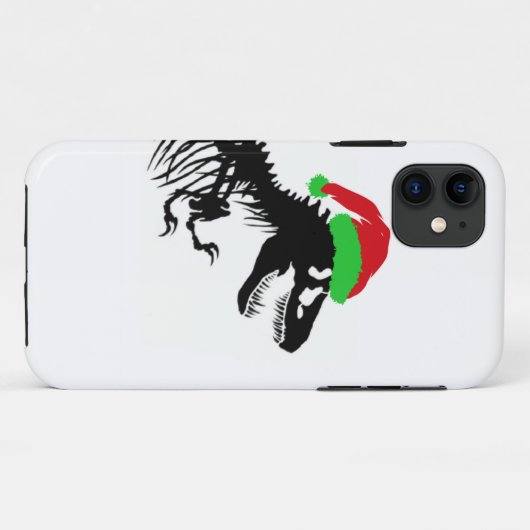 Christmas T-Rex Case-Mate iPhoneケース (裏面(横))